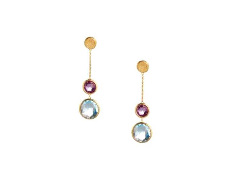 YELLOW GOLD 18KT AND GEMSTONES MARCO BICEGO JAIPUR COLLECTION OB1070-MIX52