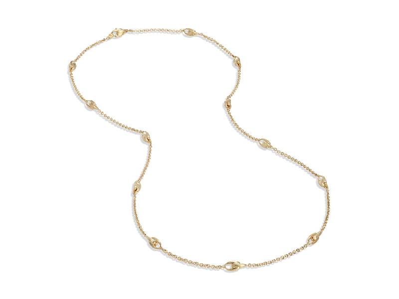 YELOW GOLD LIGHT NECKLACE LUCIA MARCO BICEGO CB2458