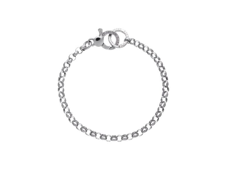 BRACCIALE ARGENTO BASE CHARMS 