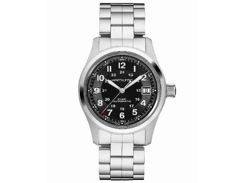 AUTOMATIC STEEL/STEEL MEN'S WATCH KHAKI FIELD HAMILTON  H70455133