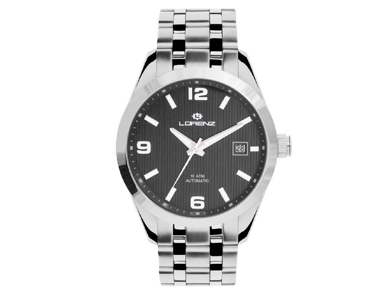 OROLOGIO UOMO ACCIAIO/ACCIAIO AUTOMATICO WAVE LORENZ 026184BB