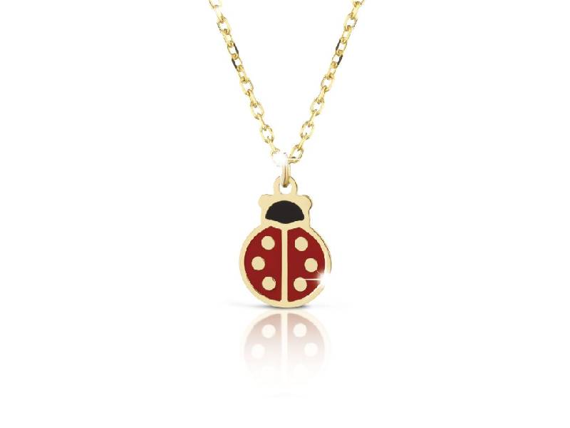 FORTUNA LADYBIRD 9KT YELLOW GOLD PRIMEGIOIE LE BEBE' PMG025