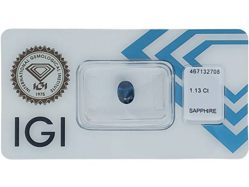 BLISTER SAPPHIRE IGI 1.13CT