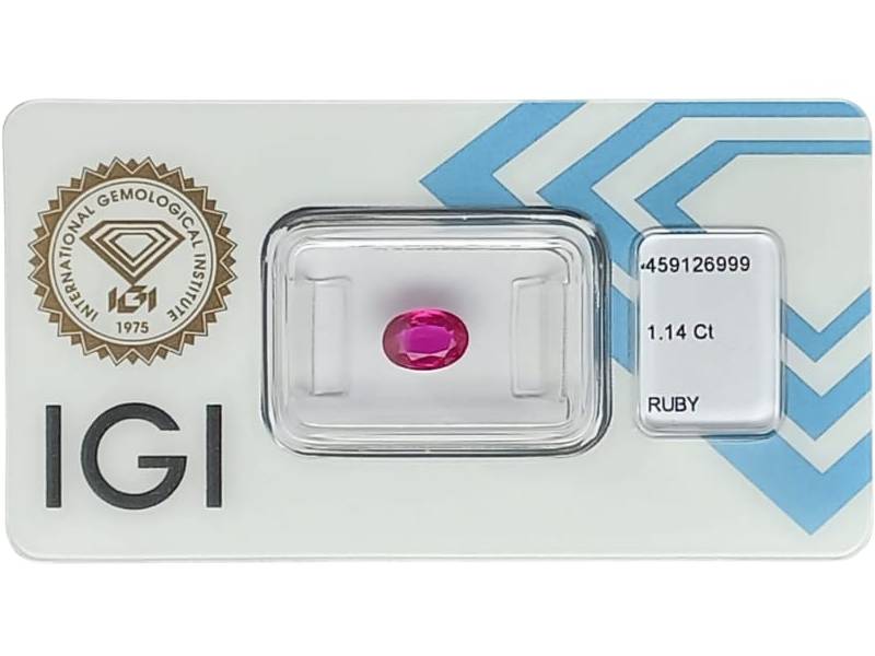 BLISTER RUBY 1.14CT