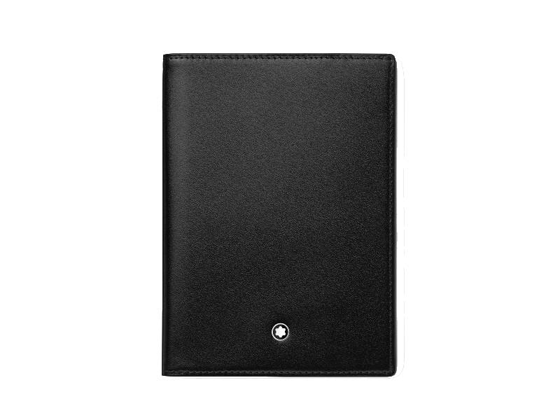BLACK PASSPORT HOLDER MEISTERSTUCK MONTBLANC 35285