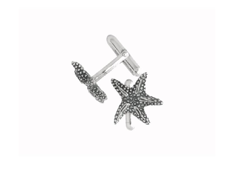 SILVER CUFFLINKS STARFISH GIOVANNI RASPINI 6520