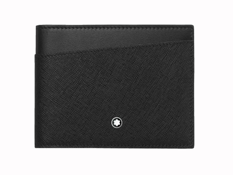 WALLET 6CC BLACK WITH MONEY CLIP SARTORIAL MONTBLANC 128576