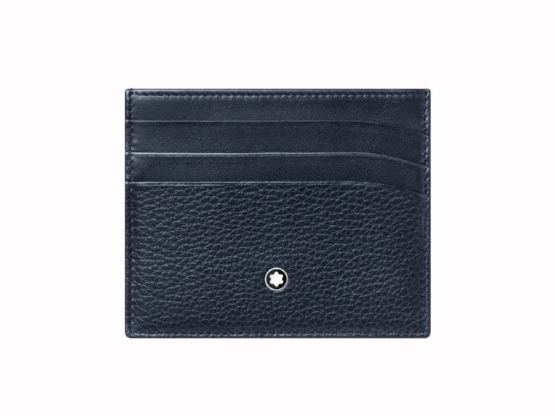 POCKET HOLDER 6CC BLUE MEISTERSTUCK SOFT GRAIN MONTBLANC 127947