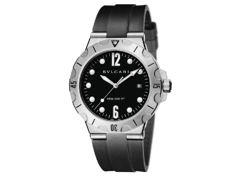 OROLOGIO UOMO AUTOMATICO ACCIAIO/CAUCCIU' DIAGONO SCUBA BULGARI DP41BSVSD/102324