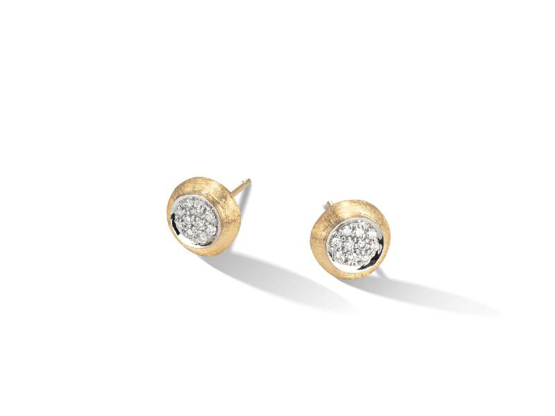 STUD EARRINGS YELLOW GOLD AND DIAMONS DELICATI MARCO BICEGO OB1377