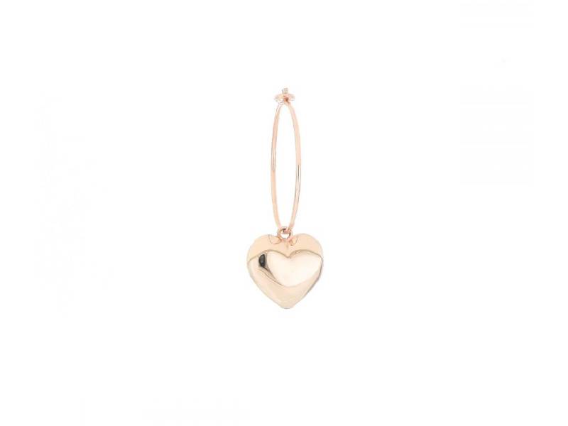 SINGLE HOOP EARRING WITH MEDIUM BORBONIC HEART BORBONIC HEART MAMAN ET SOPHIE ORBRB22