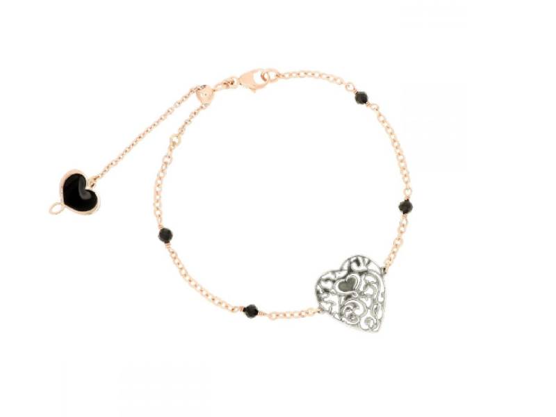 BURNISHED CUORE VITTORIANO BRACELET WITH SPINEL CUORE VITTORIANO MAMAN ET SOPHIE BRVITINSP