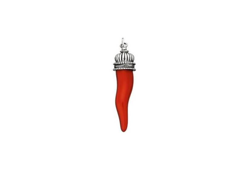 MEDIUM RED HORN CHARMS GIOVANNI RASPINI 8764