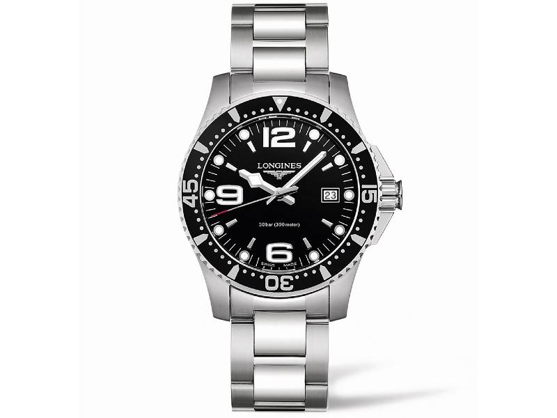 OROLOGIO UOMO QUARZO ACCIAIO/ACCIAIO HYDROCONQUEST LONGINES L3.740.4.56.6
