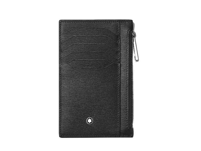 POCKET HOLDER 8CC BLACK WITH ZIPPED POCKET MEISTERSTUCK 4810 MONTBLANC 129255