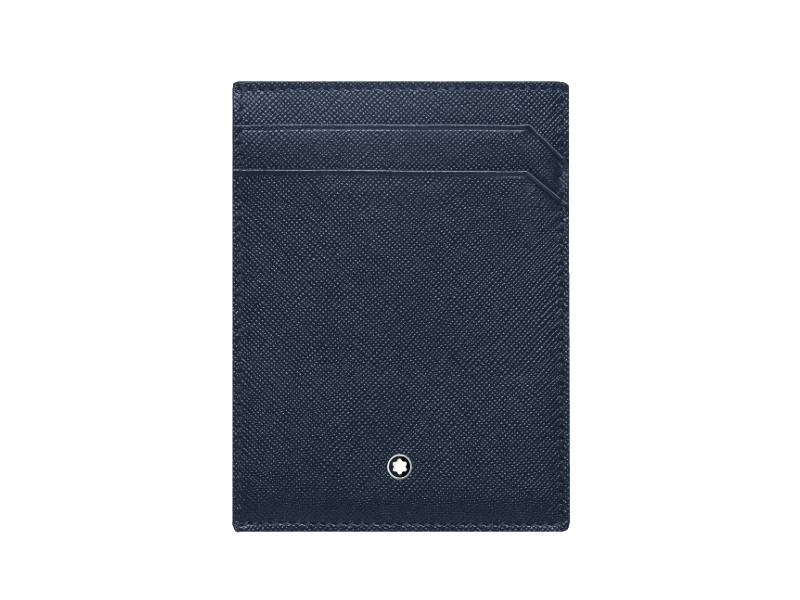 CUSTODIA TASCABILE 4 SCOMPARTI BLU CON PORTADOCUMENTI SARTORIAL MONTBLANC 128594