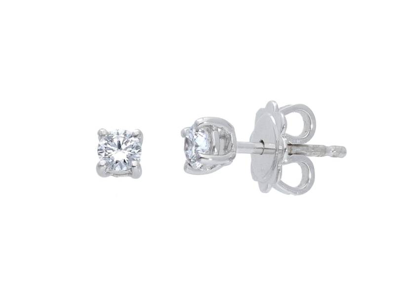 WHITE GOLD EARRINGS WITH DIAMOND BBD01029B