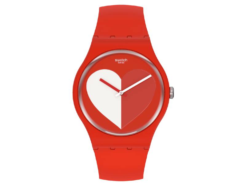 SWATCH HALF <3 WHITE VALENTINE'S DAY SO29Z112