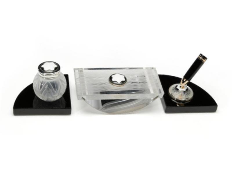 CREATION LALIQUE DESK SET LIMITED EDITION 4810 MONTBLANC