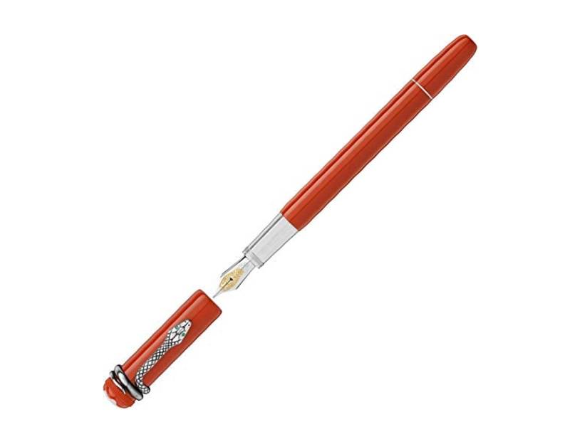 FOUNTAIN PEN ROUGE & NOIR SPECIAL EDITION CORAL HERITAGE COLLECTION MONTBLANC 114974