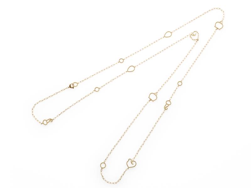 COLLANA LUNGA IN ORO GIALLO E DIAMANTI ANIMA 70 CHANTECLER 37025