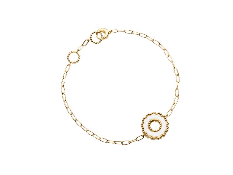 YELLOW GOLD BRACELET WITH KOGOLONG ANIMA 70 CHANTECLER 37012