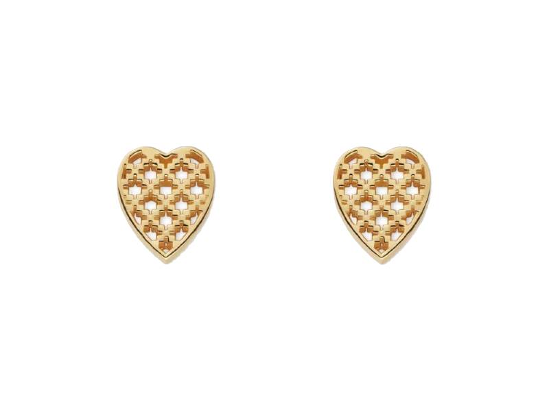 YELLOW GOLD HEART EARRING DIAMANTISSIMA GUCCI YBD39004100100U