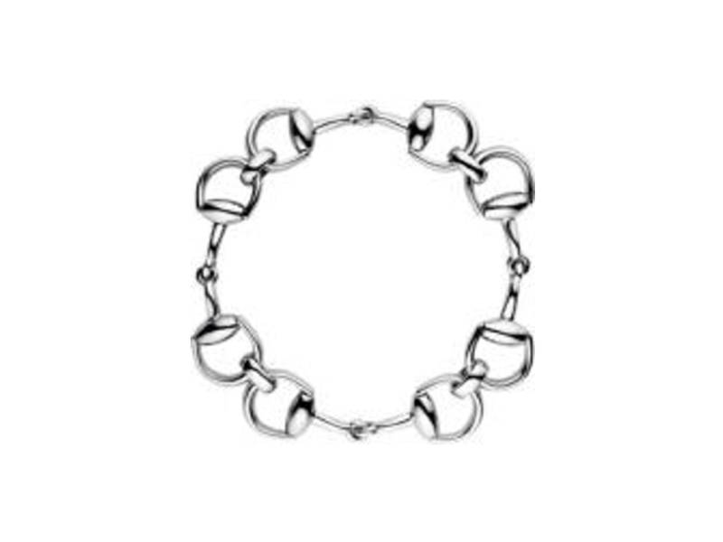 18KT WHITE GOLD BRACELET HORSEBIT GUCCI YBA133294001