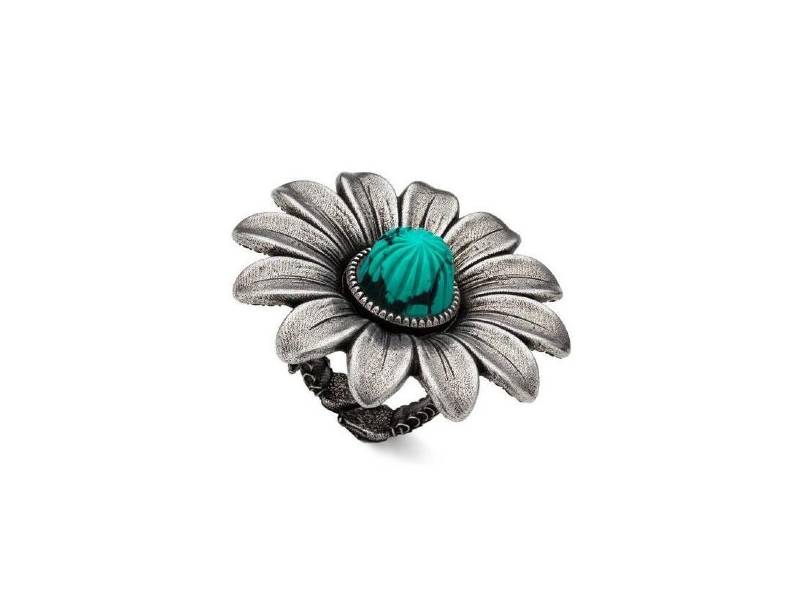 FLOWER SILVER RING GGMARMONT GUCCI YBC525216001