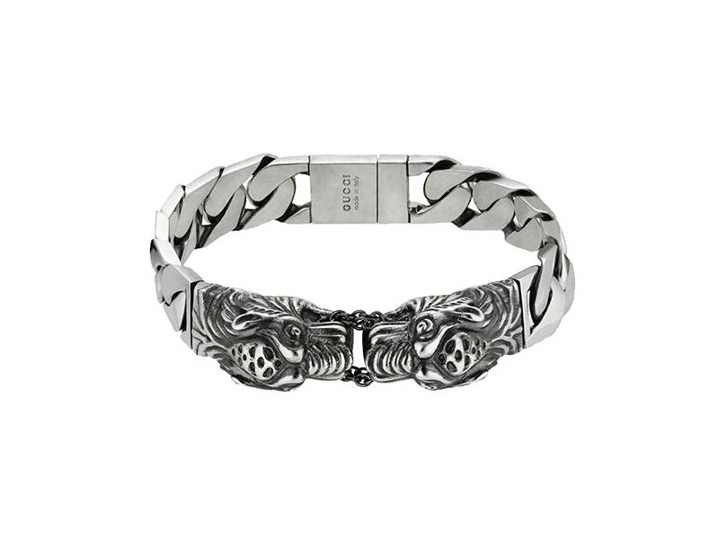 TIGER HEAD BRACELET VINTAGE TIGER GUCCI YBA454844001