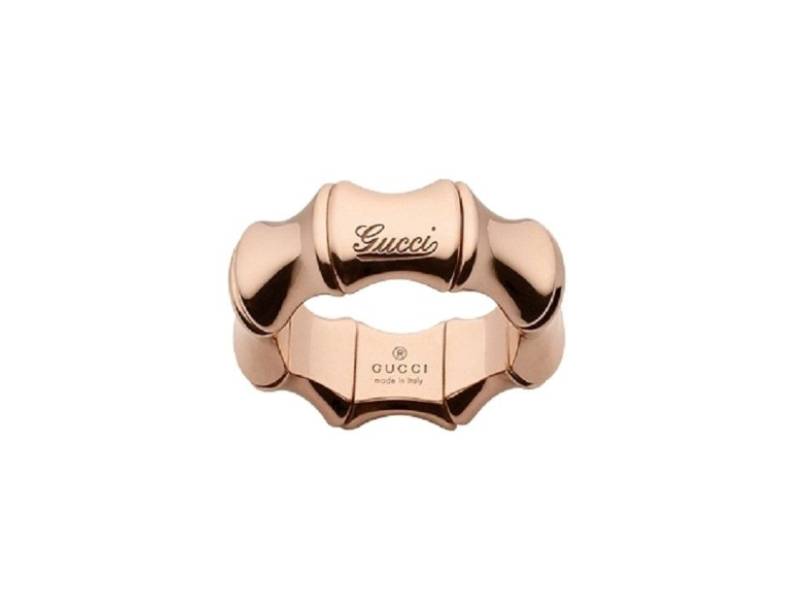 18KT GOLD RING BAMBOO GUCCI YBC246462003/YBC246462002