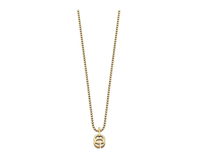 YELLOW GOLD GUCCI NECKLACE GG RUNNING YBB357120001