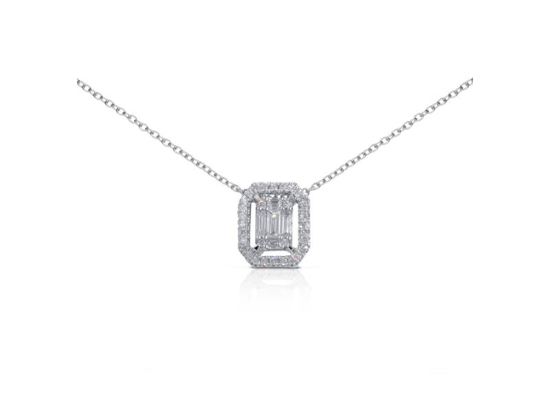 GIROCOLLO GIANNI CARITA' ORO BIANCO E DIAMANTI FC1184