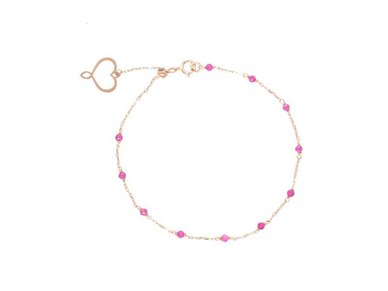 BRACCIALE IN ORO ROSA CON RUBELLITE AURUM MAMAN ET SOPHIE BPPTARU