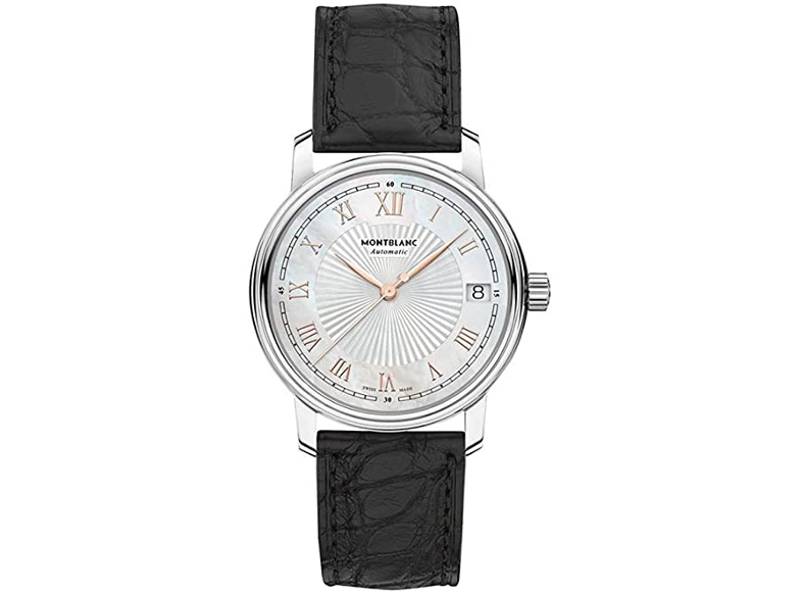 WOMEN'S WATCH AUTOMATIC STEEL/LEATHER TRADITION MONTBLANC 114366