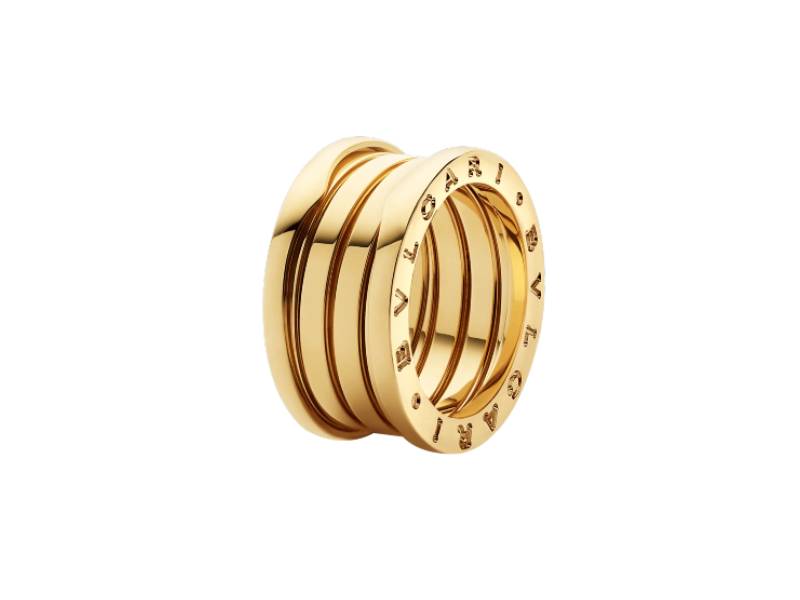 FOUR-BAND RING IN 18 KT YELLOW GOLD BZERO1 BULGARI AN191025