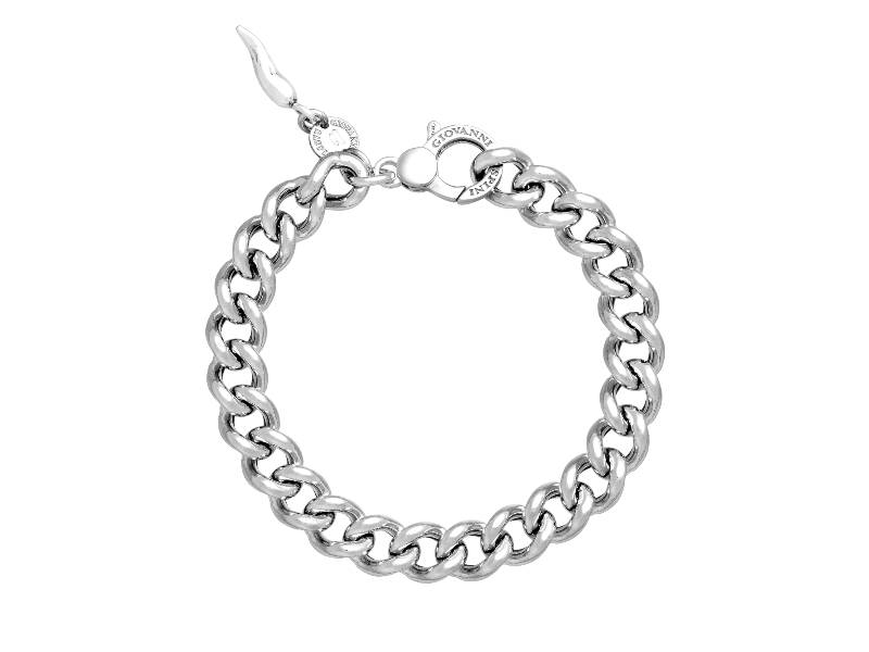 SILVER BRACELET SMALL WAVE CHAINS GIOVANNI RASPINI 11400