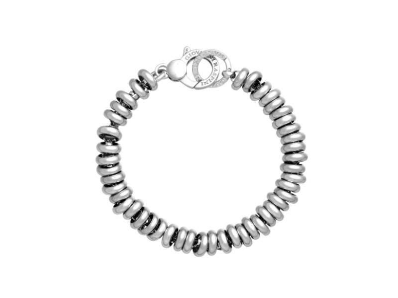 SILVER BRACELET BASIC BEADS CHARMS GIOVANNI RASPINI 11464