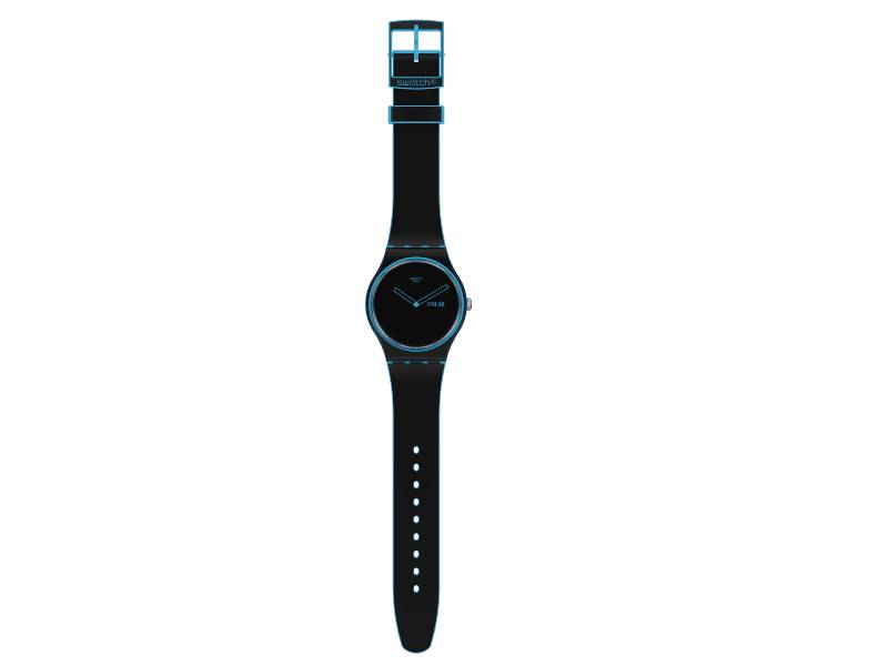 SWATCH MINIMAL LINE BLUE SO29S701