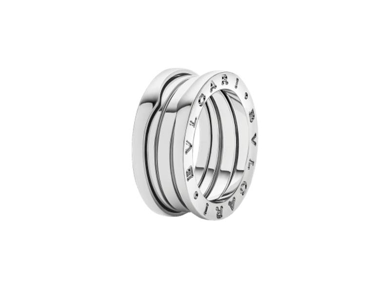 THREE-BAND RING IN 18 KT WHITE GOLD BZERO1 BULGARI AN191024