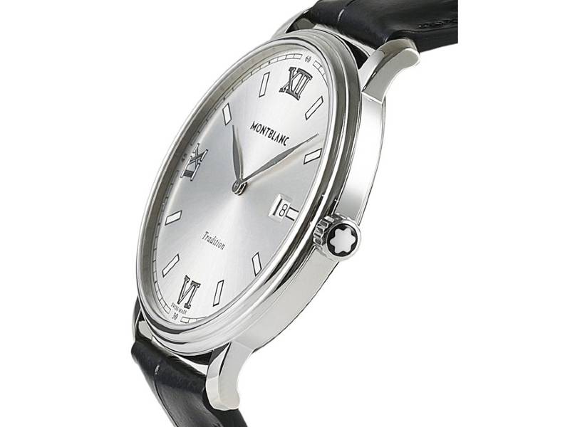 MEN'S WATCH QUARZT STEEL/LEATHER TRADITION MONTBLANC 127775