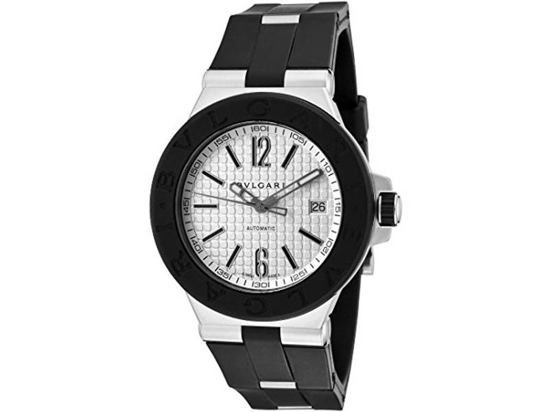 MEN'S AUTOMATIC WATCH STEEL/RUBBER DIAGONO BULGARI DG40C6SVD 101630