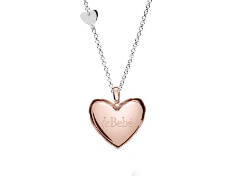 I CUORI SUONAMORE ROSE GOLD-PLATED SILVER PENDANT SUONAMORE LE BEBE' SNM014