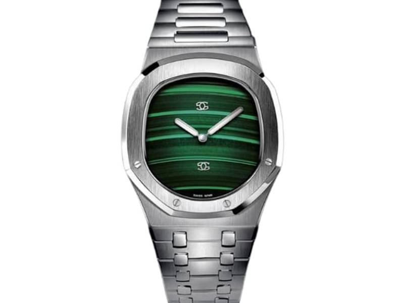 OROLOGIO UOMO ACCIAIO/ACCIAIO AUTOMATICO MALACHITE GENIUS GENTA GL1010GR