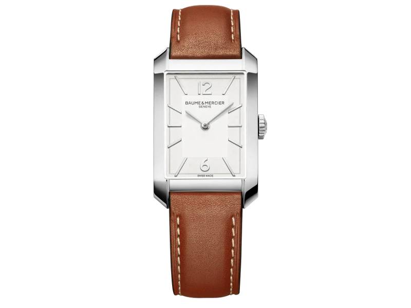 WOMEN'S WATCH QUARTZ STEEL/LEATHER HAMPTON BAUME & MERCIER M0A10670