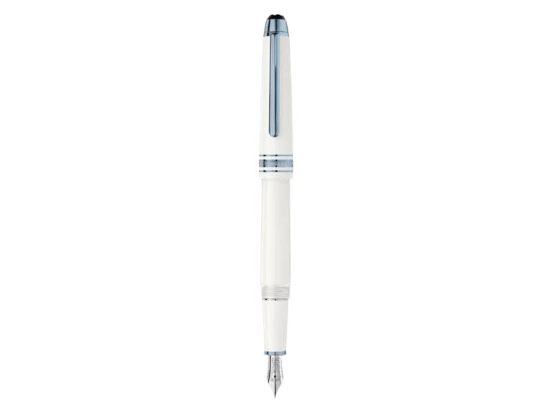 FOUNTAIN PEN CLASSIQUE GLACIER WHITE MEISTERSTUCK MONTBLANC 129399