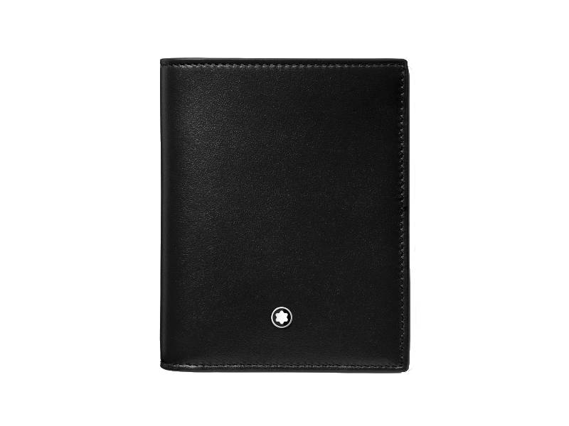 PORTAFOGLIO COMPATTO 6 SCOMPARTI NERO MEISTERSTUCK MONTBLANC 129677