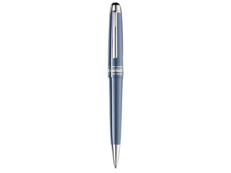 BALLPOINT PEN MIDSIZE GLACIER BLUE MEISTERSTUCK MONTBLANC 129395