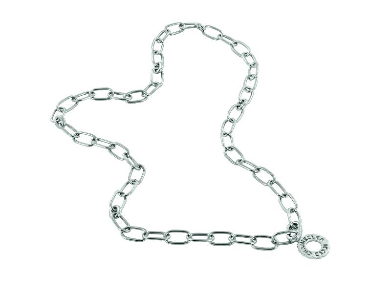 SILVER CHAIN WITH OVAL LINKS ET VOILA' CHANTECLER 31210