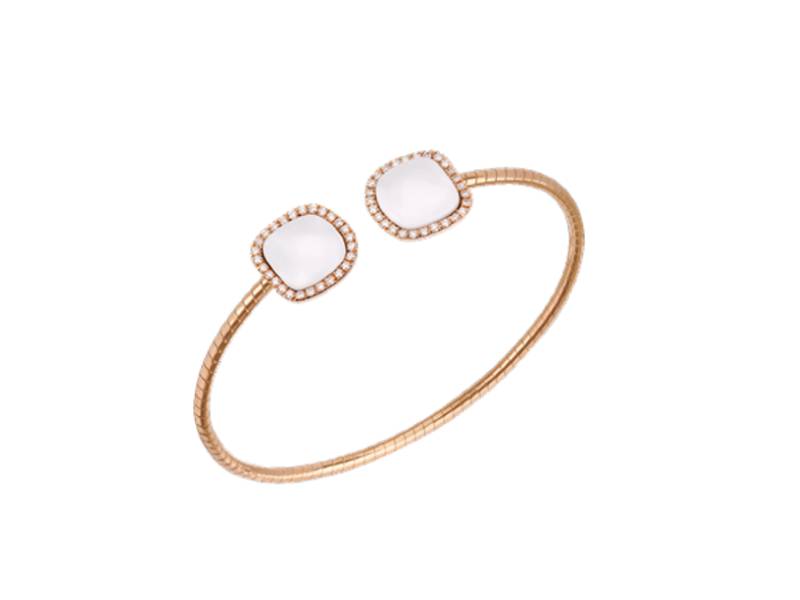 BRACCIALE IN ORO ROSA, DIAMANTI E KOGOLONG ENCHANTE' CHANTECLER 41668